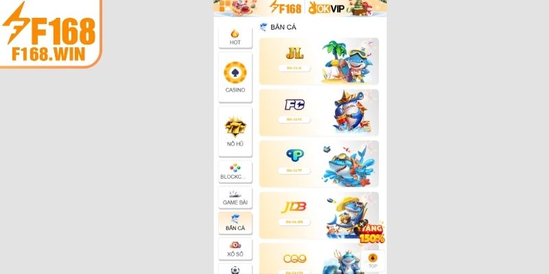 Tổng quan về sảnh Bắn Cá F168 