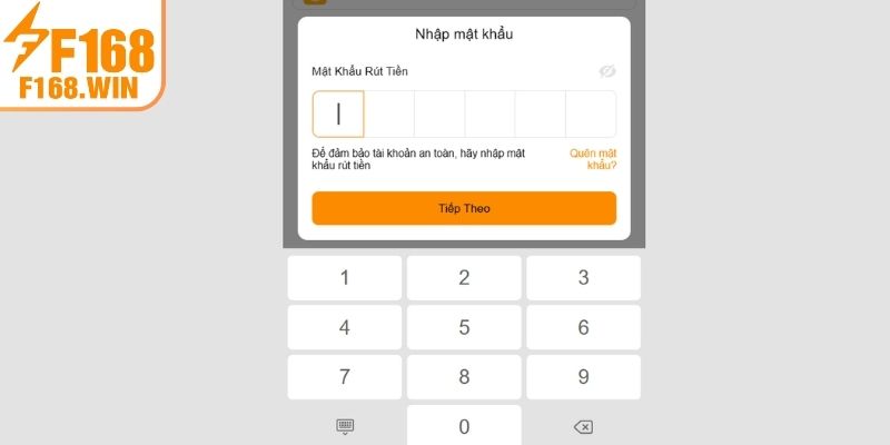Những điều kiện tiên quyết để thực hiện rút tiền F168