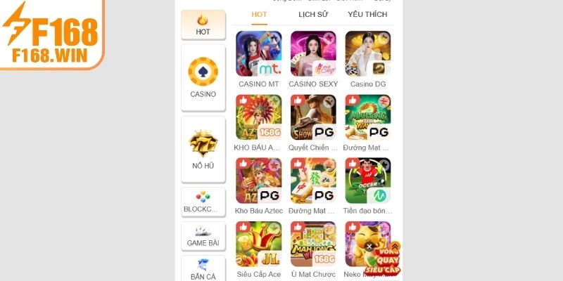 Mạng lưới thương hiệu F168  và hệ sinh thái toàn diện